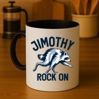 Jimothy Rock On Raccoon Funny Coffee Mug thumb 4