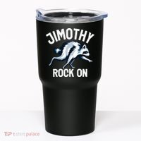 Jimothy Rock On Raccoon Funny Tumbler thumb 0