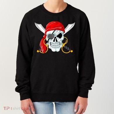 Jolly Roger Pirate Skull Women's Sweatshirt