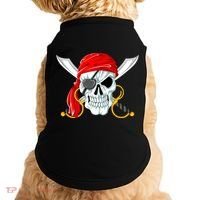 Jolly Roger Pirate Skull Doggie Tank thumb 0