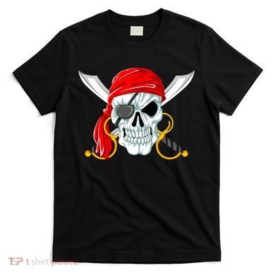Jolly Roger Pirate Skull T-Shirt