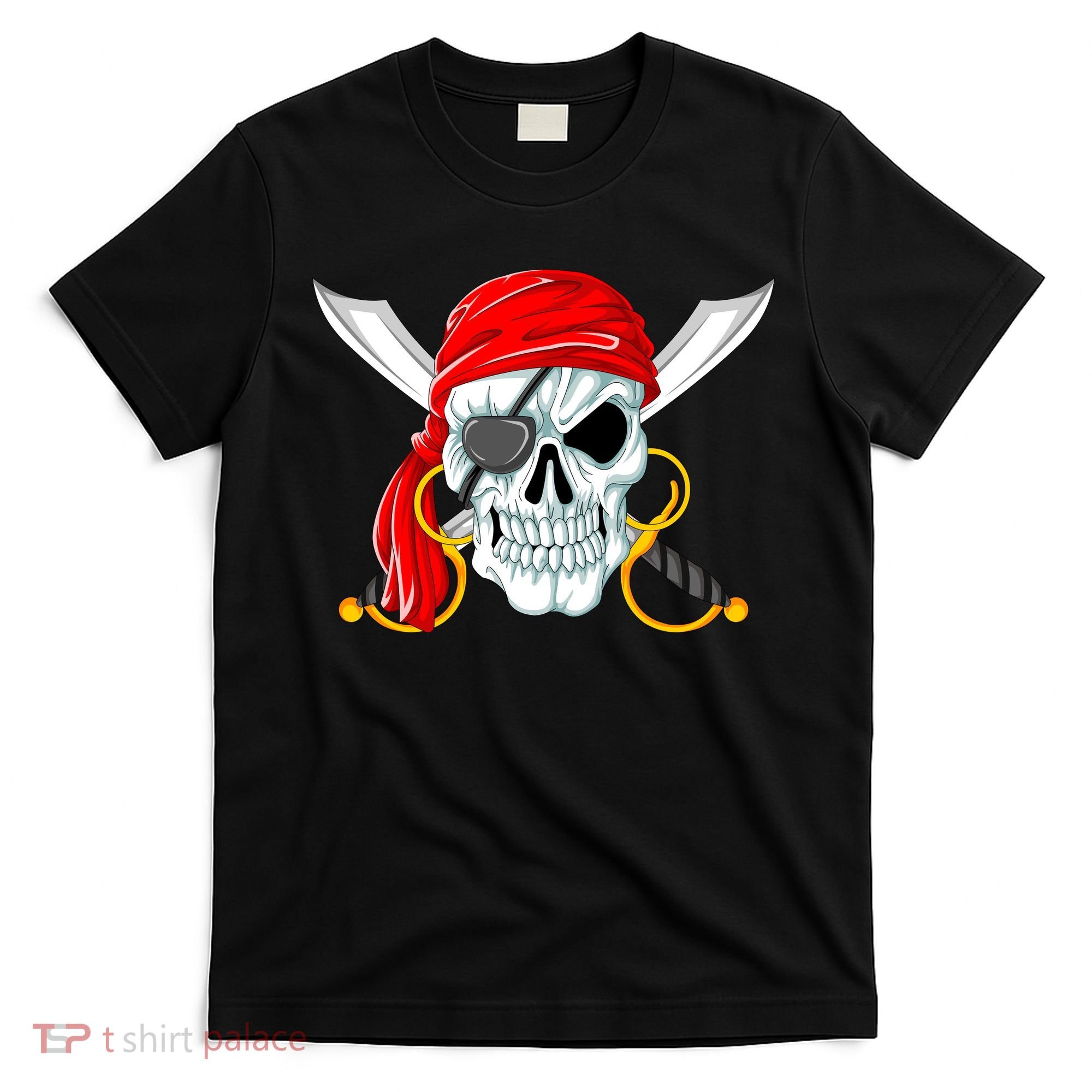 Jolly Roger Pirate Skull T-Shirt