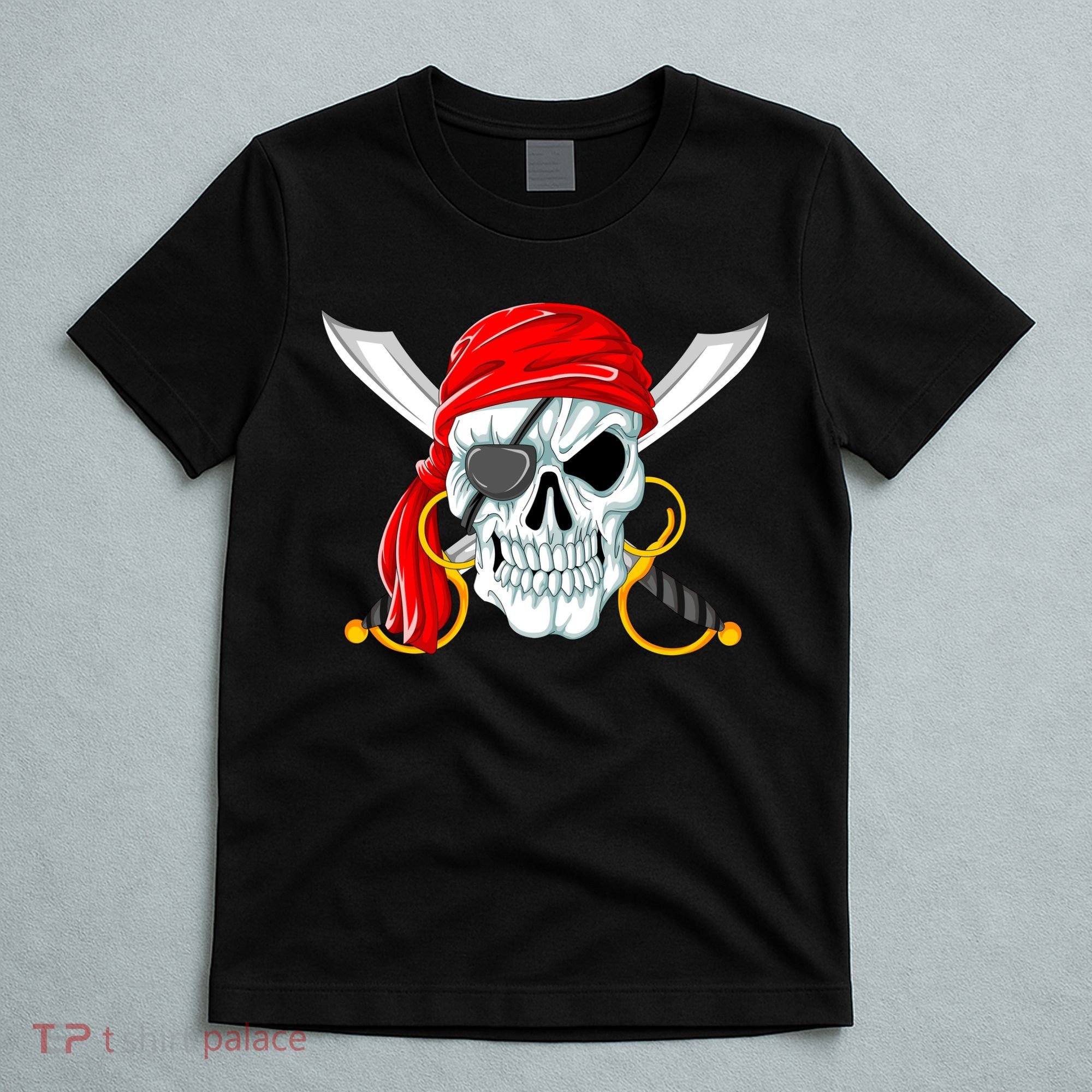 Jolly Roger Pirate Skull T-Shirt