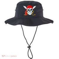 Jolly Roger Pirate Skull Bucket Hat thumb 0