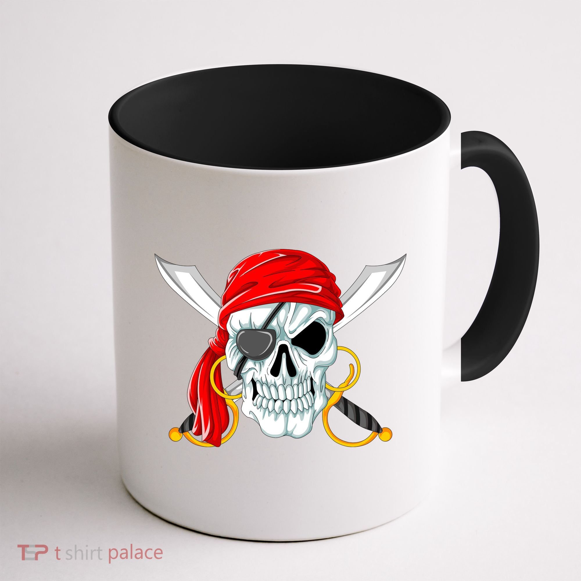 Jolly Roger Pirate Skull Coffee Mug