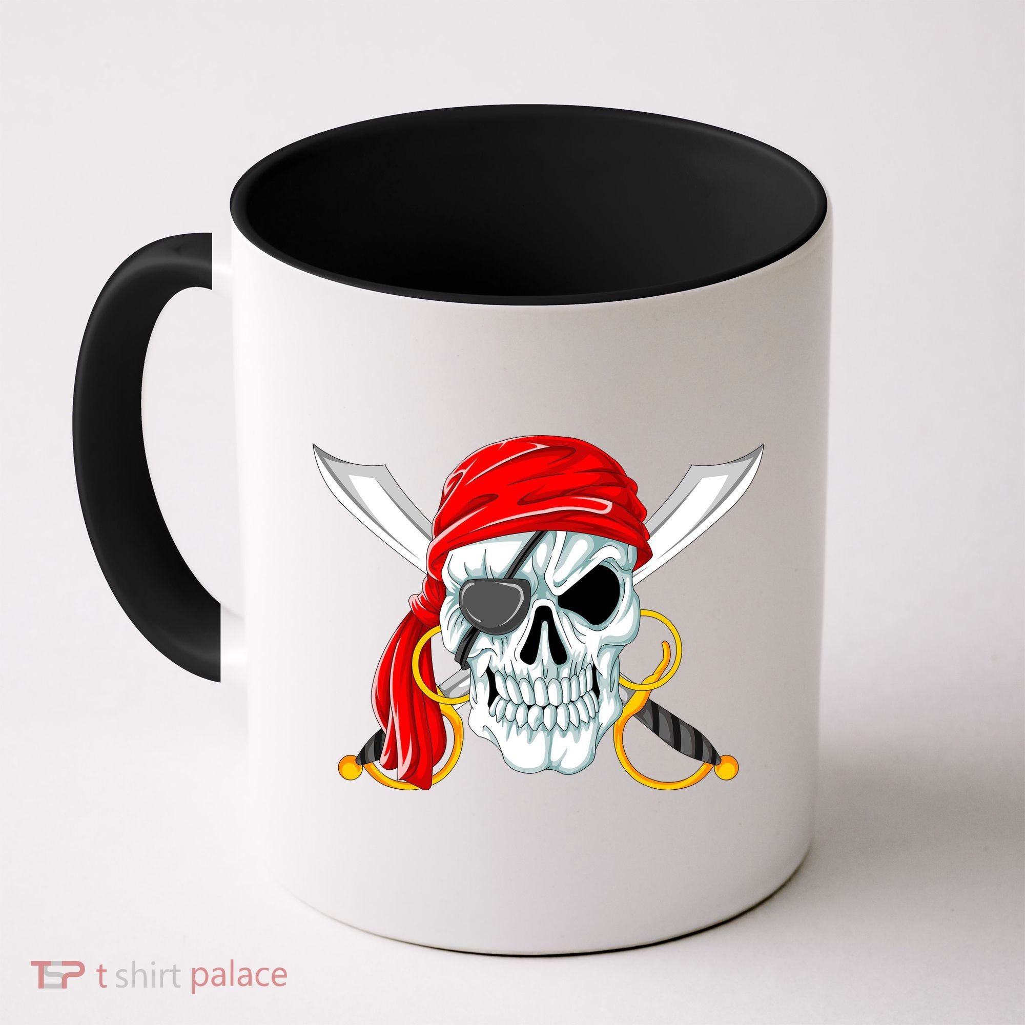 Jolly Roger Pirate Skull Coffee Mug