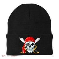 Jolly Roger Pirate Skull Beanie thumb 0