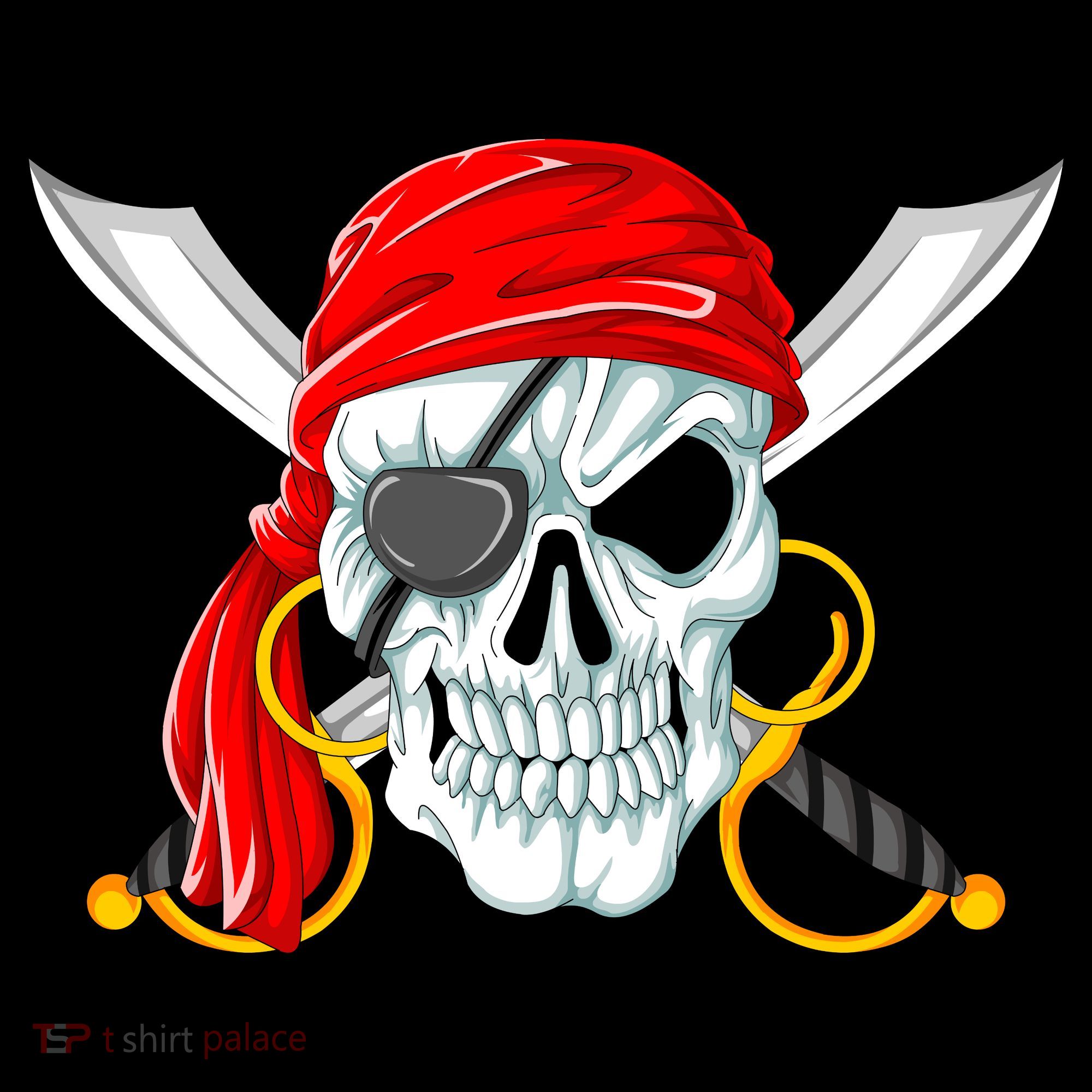 Jolly Roger Pirate Skull Women's Hoodie