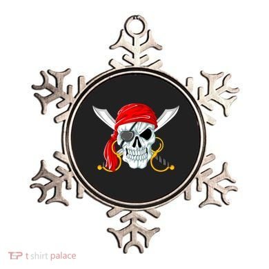 Jolly Roger Pirate Skull Ornament