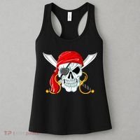 Jolly Roger Pirate Skull Women's Tank Top thumb 3