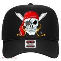 Jolly Roger Pirate Skull Hat thumb 0