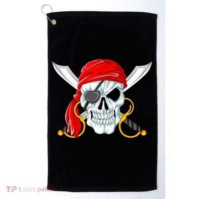 Jolly Roger Pirate Skull Golf Towel