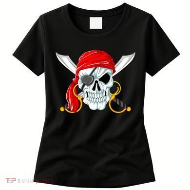 Jolly Roger Pirate Skull Women's T-Shirt