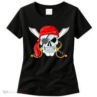 Jolly Roger Pirate Skull Women's T-Shirt thumb 0
