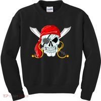 Jolly Roger Pirate Skull Kids Sweatshirt thumb 0