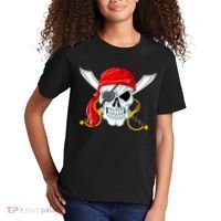 Jolly Roger Pirate Skull Kids T-Shirt thumb 2