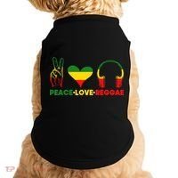 Jamaica Rastafarian Peace Love Reggae Music Rasta Doggie Tank thumb 0