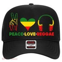 Jamaica Rastafarian Peace Love Reggae Music Rasta Hat thumb 0