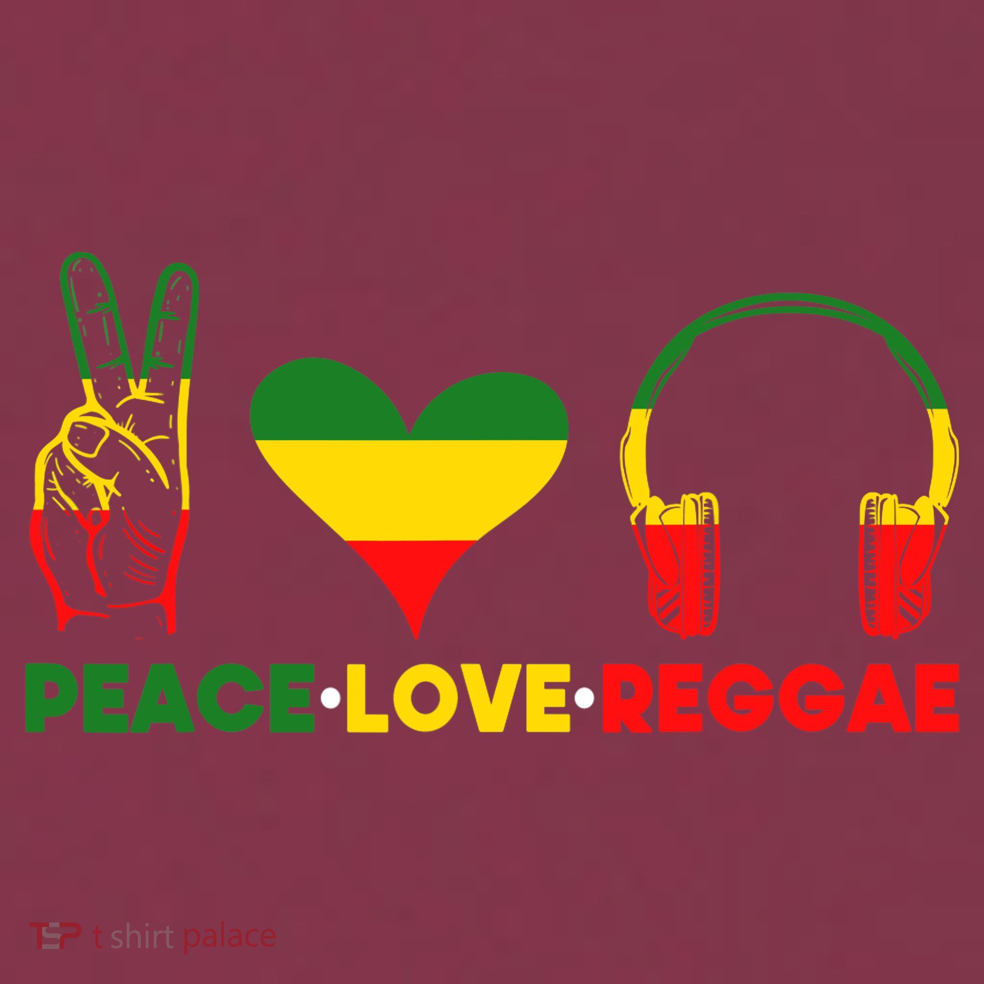 Jamaica Rastafarian Peace Love Reggae Music Rasta 16oz Travel Tumbler