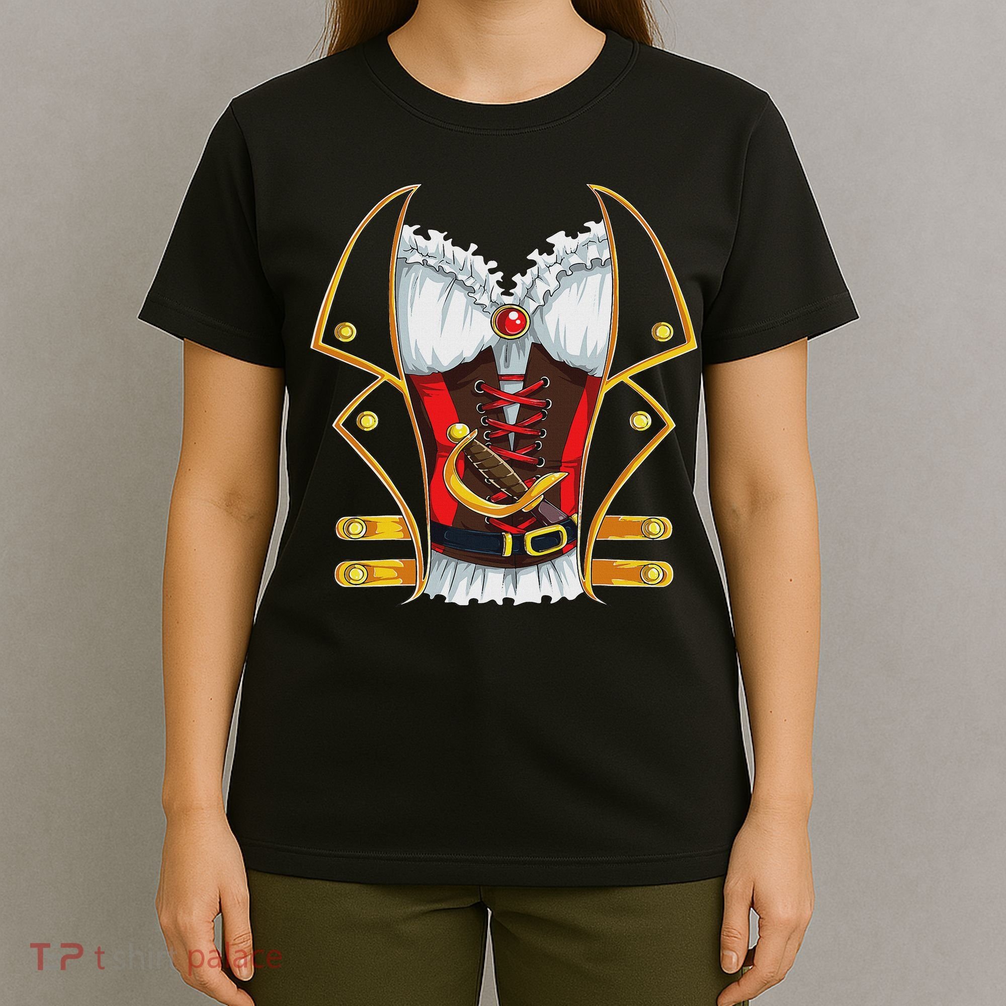 Jolly Roger Pirate Clothing Women Halloween T-Shirt