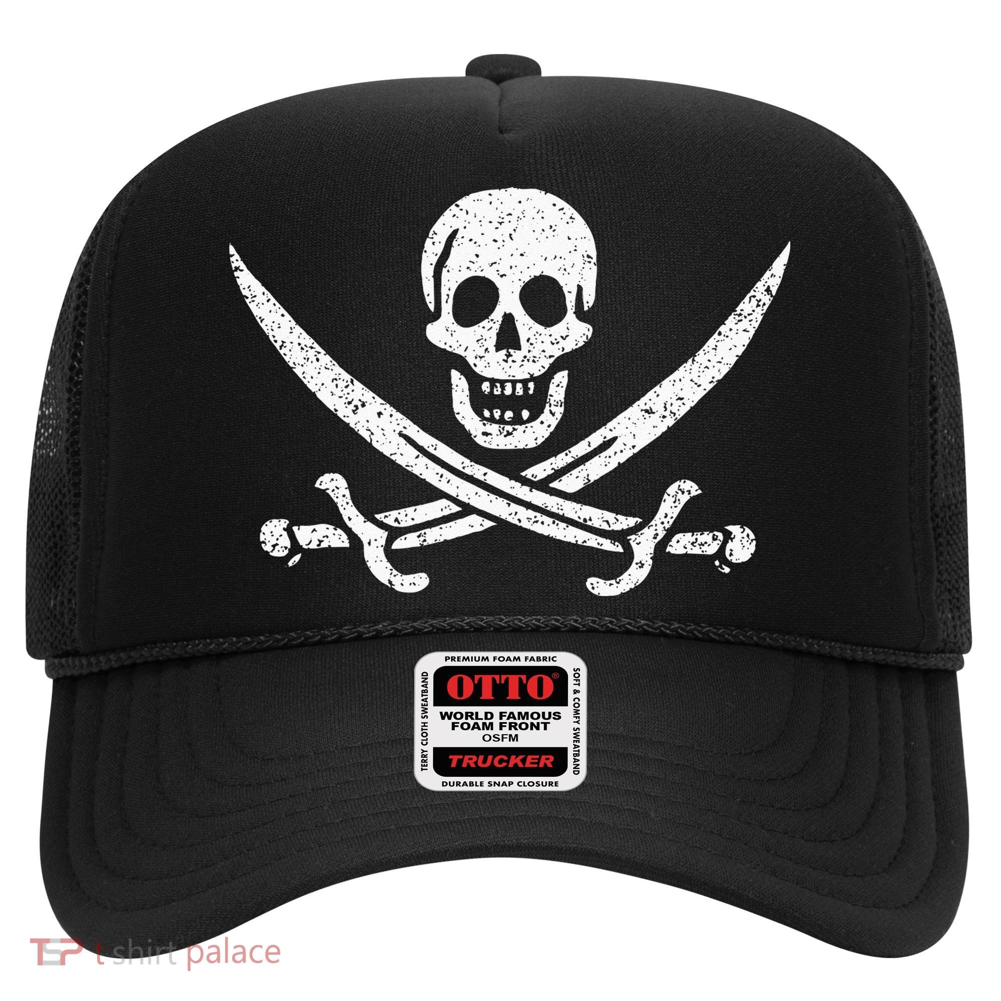 JOLLY ROGER PIRATE FLAG CALICO JACK HALLOWEEN COSTUME Hat
