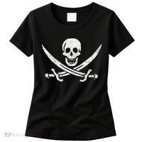 JOLLY ROGER PIRATE FLAG CALICO JACK HALLOWEEN COSTUME Women's T-Shirt thumb 0