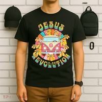 Jesus Revolution People Retro Van Bus Christian Faith T-Shirt thumb 6