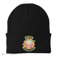 Jesus Revolution People Retro Van Bus Christian Faith Beanie thumb 0