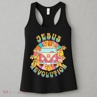 Jesus Revolution People Retro Van Bus Christian Faith Women's Tank Top thumb 3