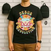 Jesus Revolution People Retro Van Bus Christian Faith T-Shirt thumb 6
