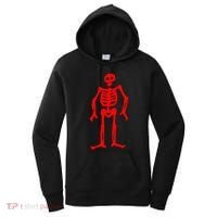 Jolly Roger Pirate Flag Edward Low Red Skeleton Women's Hoodie thumb 0