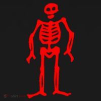 Jolly Roger Pirate Flag Edward Low Red Skeleton Baby Bodysuit thumb 2