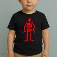 Jolly Roger Pirate Flag Edward Low Red Skeleton Toddler T-Shirt thumb 2