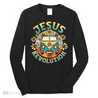 Jesus Revolution People Bus Christian Faith Costume Long Sleeve Shirt thumb 0