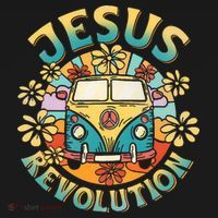 Jesus Revolution People Bus Christian Faith Costume Sweatshirt thumb 3