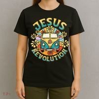 Jesus Revolution People Bus Christian Faith Costume T-Shirt thumb 4