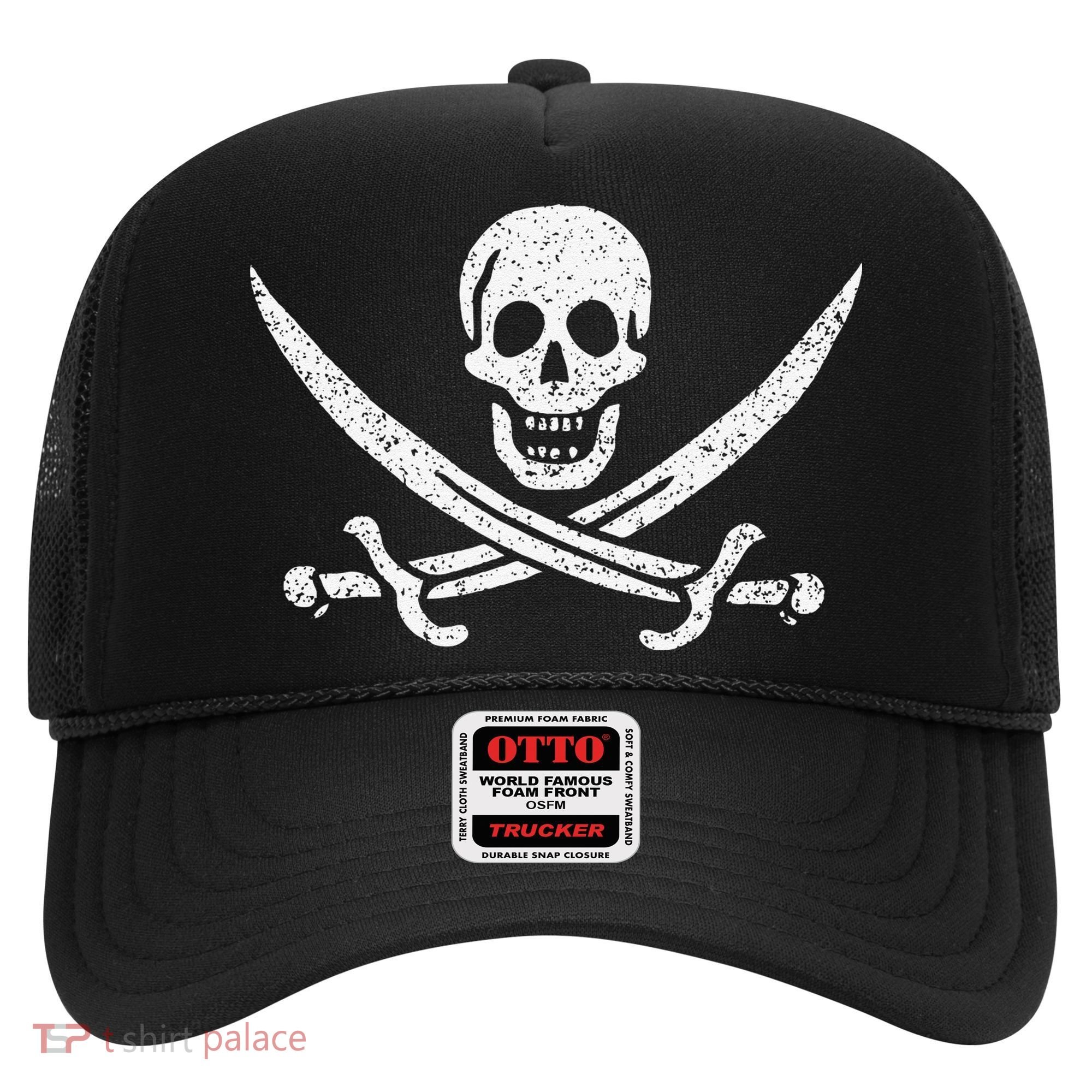 JOLLY ROGER PIRATE FLAG CALICO JACK HALLOWEEN COSTUME Hat