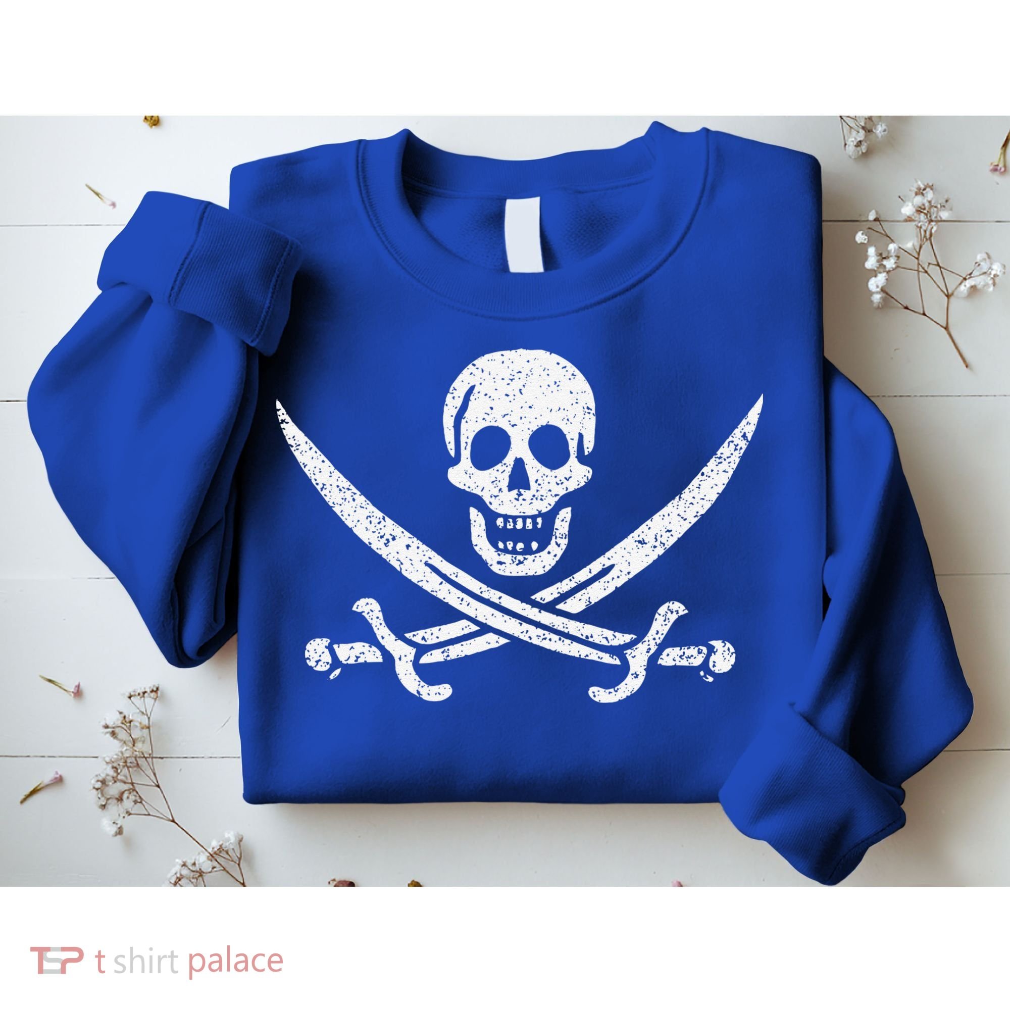 JOLLY ROGER PIRATE FLAG CALICO JACK HALLOWEEN COSTUME Sweatshirt