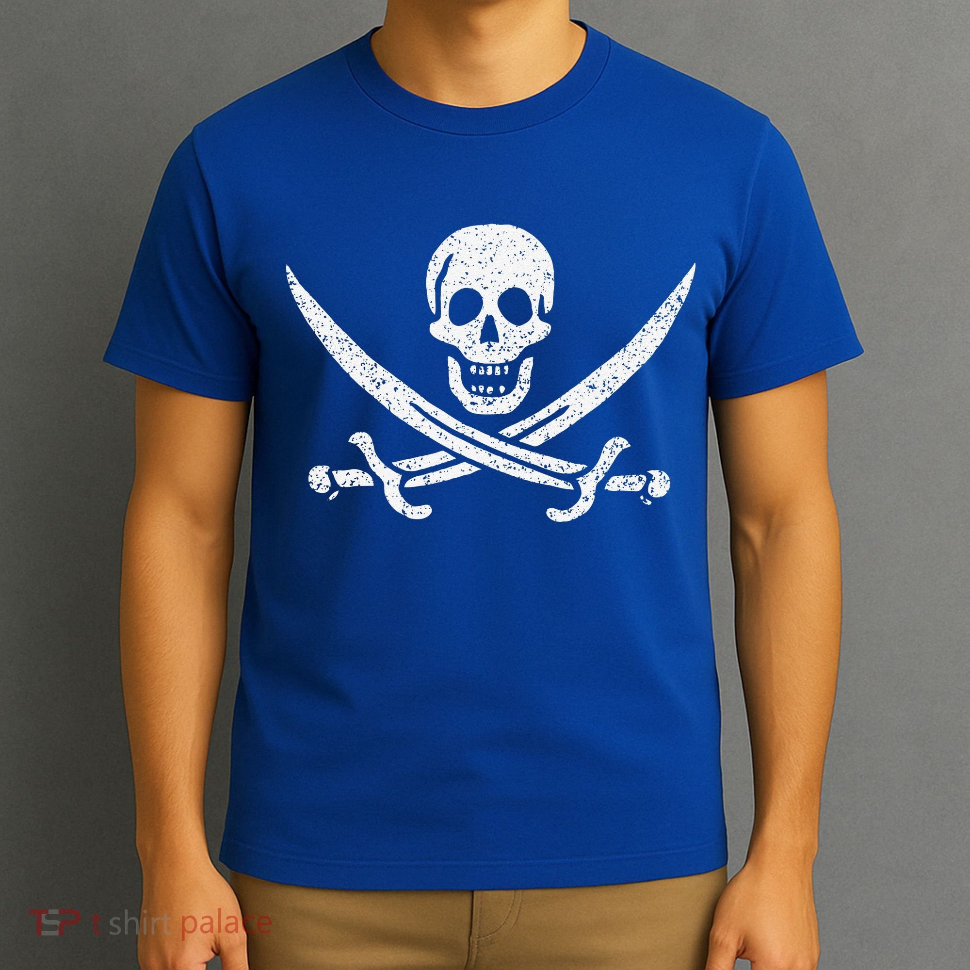 JOLLY ROGER PIRATE FLAG CALICO JACK HALLOWEEN COSTUME T-Shirt