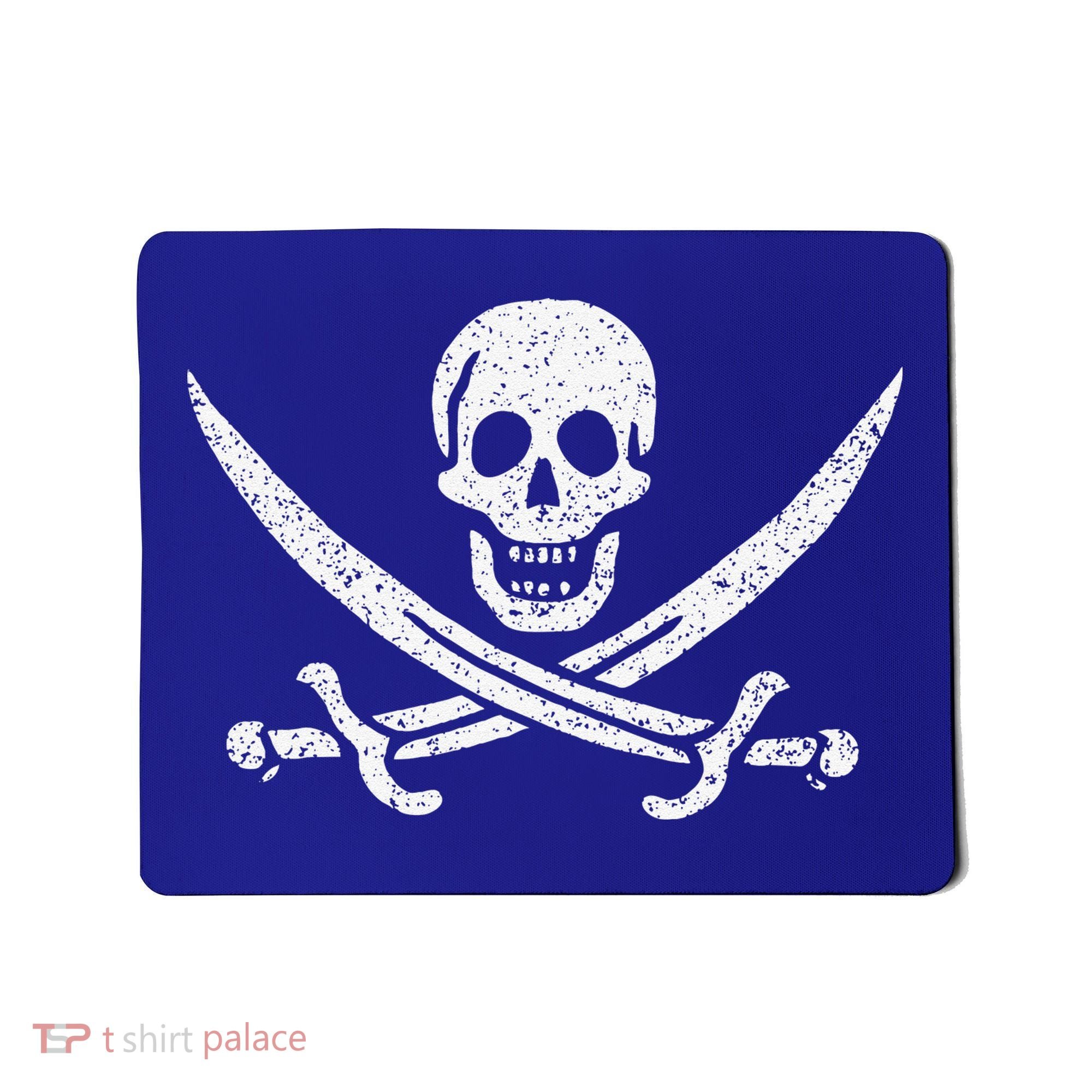 JOLLY ROGER PIRATE FLAG CALICO JACK HALLOWEEN COSTUME Mousepad