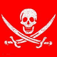JOLLY ROGER PIRATE FLAG CALICO JACK HALLOWEEN COSTUME Santa Hat thumb 1