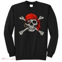 Jolly Roger Pirate Skull & Crossbones Halloween Sweatshirt thumb 0