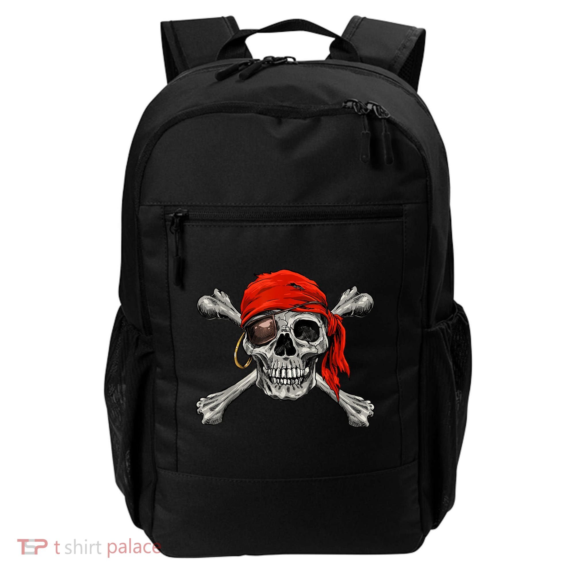 Jolly Roger Pirate Skull & Crossbones Halloween Backpack