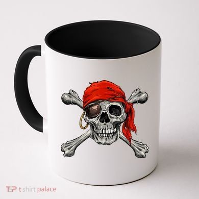 Jolly Roger Pirate Skull & Crossbones Halloween Coffee Mug