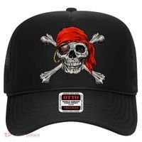 Jolly Roger Pirate Skull & Crossbones Halloween Hat thumb 0