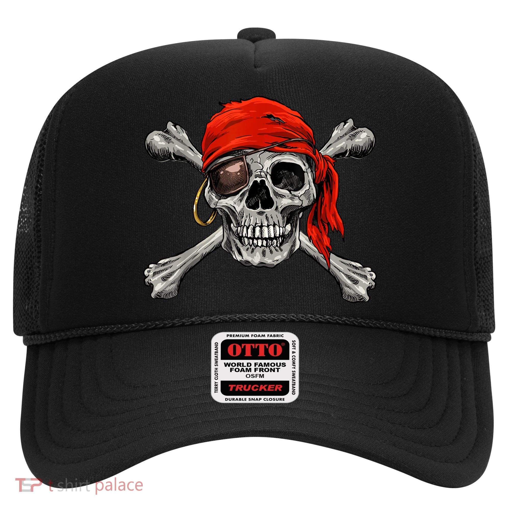 Jolly Roger Pirate Skull & Crossbones Halloween Hat