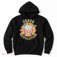 Jesus - Revolution People Retro Van Bus Christian Faith Hoodie thumb 0