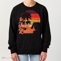 Just Relax Retro Sunset Vacation Women's Sweatshirt thumb 0