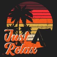 Just Relax Retro Sunset Vacation Women's Sweatshirt thumb 2