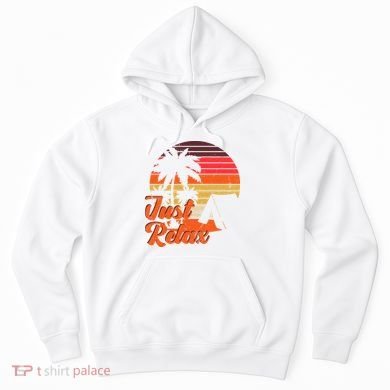 Just Relax Retro Sunset Vacation Hoodie